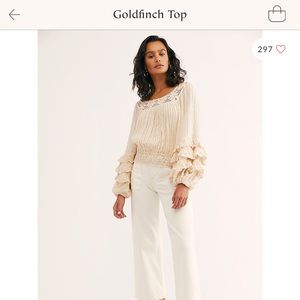 Free People Jen’s Pirate Booty Goldfinch Top